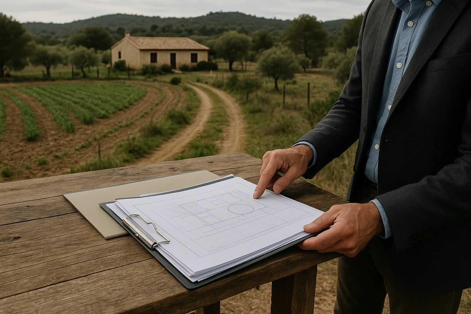Cómo saber si una finca rústica puede tener fosa séptica o depuradora compacta: permisos, distancias, suelo apto y consecuencias en la compraventa